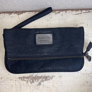 Vera Wang Simply Vera fold over wristlet clutch